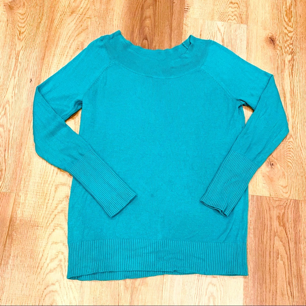 Torquoise Sweater Ann Taylor Loft